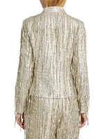 Sequin Fringe Shirt