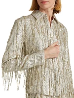 Sequin Fringe Shirt