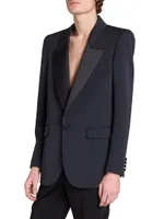 Tuxedo Blazer Grain De Poudre