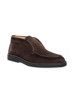 Suede Slip-On Chukka Boots