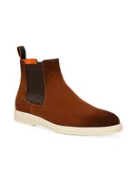 Suede Burnished Sport Chelsea Boots