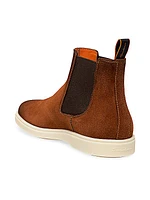 Suede Burnished Sport Chelsea Boots