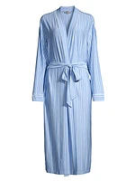 Gisele Striped Jersey Robe