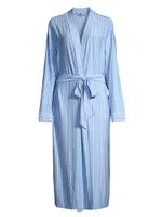 Gisele Striped Jersey Robe