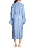 Gisele Striped Jersey Robe