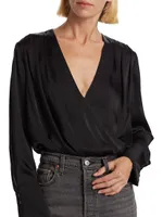 Date Surplice Blouse