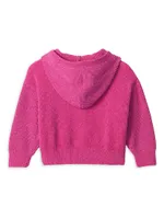 Little Girl's & Flower Power Sweater Hoodie
