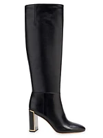 Merritt 83MM Leather Knee-High Boots