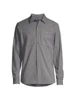 Cotton-Blend Slim-Fit Shirt