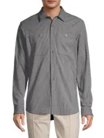 Cotton-Blend Slim-Fit Shirt