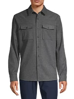 Stretch Jersey Long-Sleeve Shirt