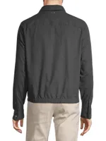 Stretch-Cotton Shirt Jacket