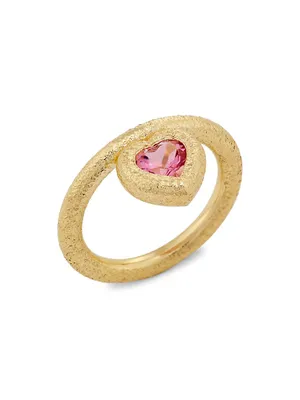 Muse Leona 14K Yellow Gold & Pink Tourmaline Ring