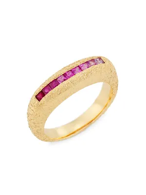 Muse Rainey 14K Yellow Gold & Pink Sapphire Ring