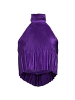 Viola Pleated Crop