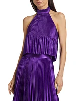 Viola Pleated Crop