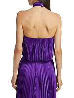 Viola Pleated Crop