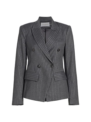 Collins Metallic Pinstripe Jacket