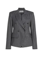 Collins Metallic Pinstripe Jacket