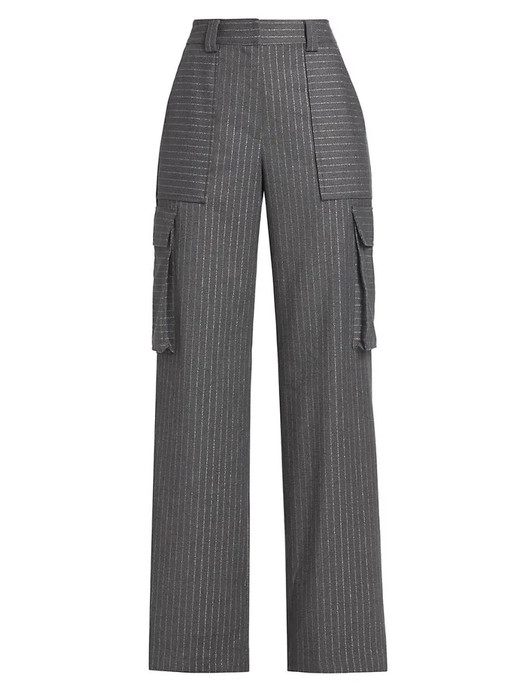 Noa Pinstripe Cargo Pants