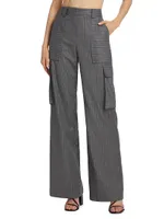 Noa Pinstripe Cargo Pants