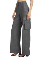 Noa Pinstripe Cargo Pants