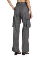 Noa Pinstripe Cargo Pants