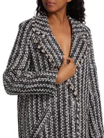 Valeria Metallic Tweed Jacket