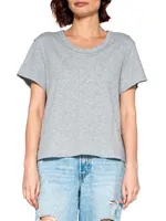 Crop Boxy Short Sleeve Crew Tee