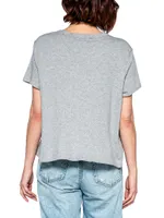 Crop Boxy Short Sleeve Crew Tee