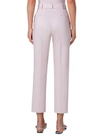 Feryn Straight-Leg Cotton-Blend Pants