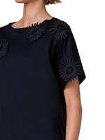 Embroidered Floral T-Shirt