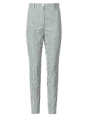 Freda Seersucker Cotton-Blend Pants