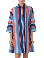 Striped Cotton Poplin Dress