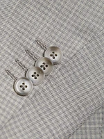 COLLECTION Mini Grid Wool Single-Breasted Suit