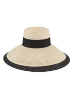 Mirabel Wide-Brim Straw Hat