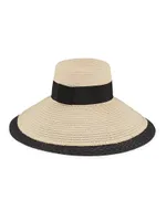 Mirabel Wide-Brim Straw Hat
