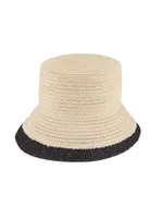 Jonah Contrast Brim Bucket Hat