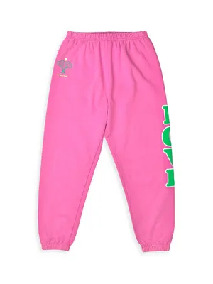 Little Girl's, Girl's & Adult's Love Tennis Club Joggers