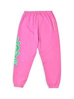 Little Girl's, Girl's & Adult's Love Tennis Club Joggers