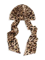 Gigi Leopard Headscarf