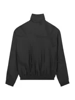 Teddy Jacket Oversized Cassandre Silk Twill