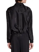 Teddy Jacket Oversized Cassandre Silk Twill