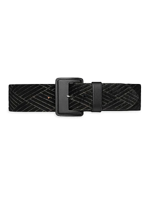 La Merveilleuse Calf Hair Belt