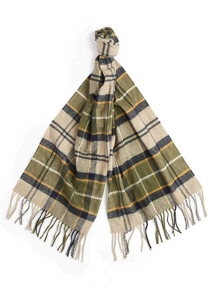 Yaxley Plaid Wool-Blend Scarf