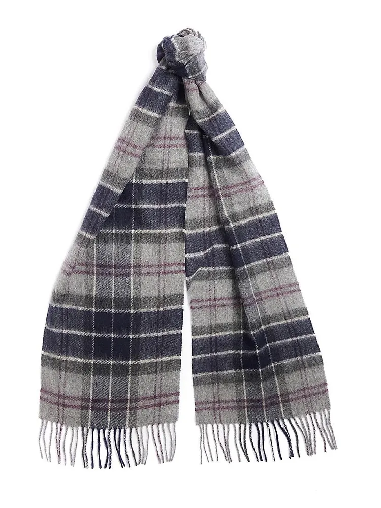 Plaid Wool & Cashmere Scarf