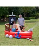 Baby Boy's Water Fun Inflatable Pirate Ship Sprinkler Play Center