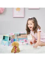Little Girl's Olivia's Café Portable Food Truck Dollhouse
