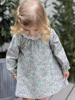 Baby's & Little Girl's Eyelet Trim Floral Print Dress
