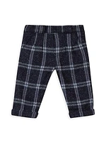 Baby Boy's & Little Boy's Wool-Blend Plaid Pants